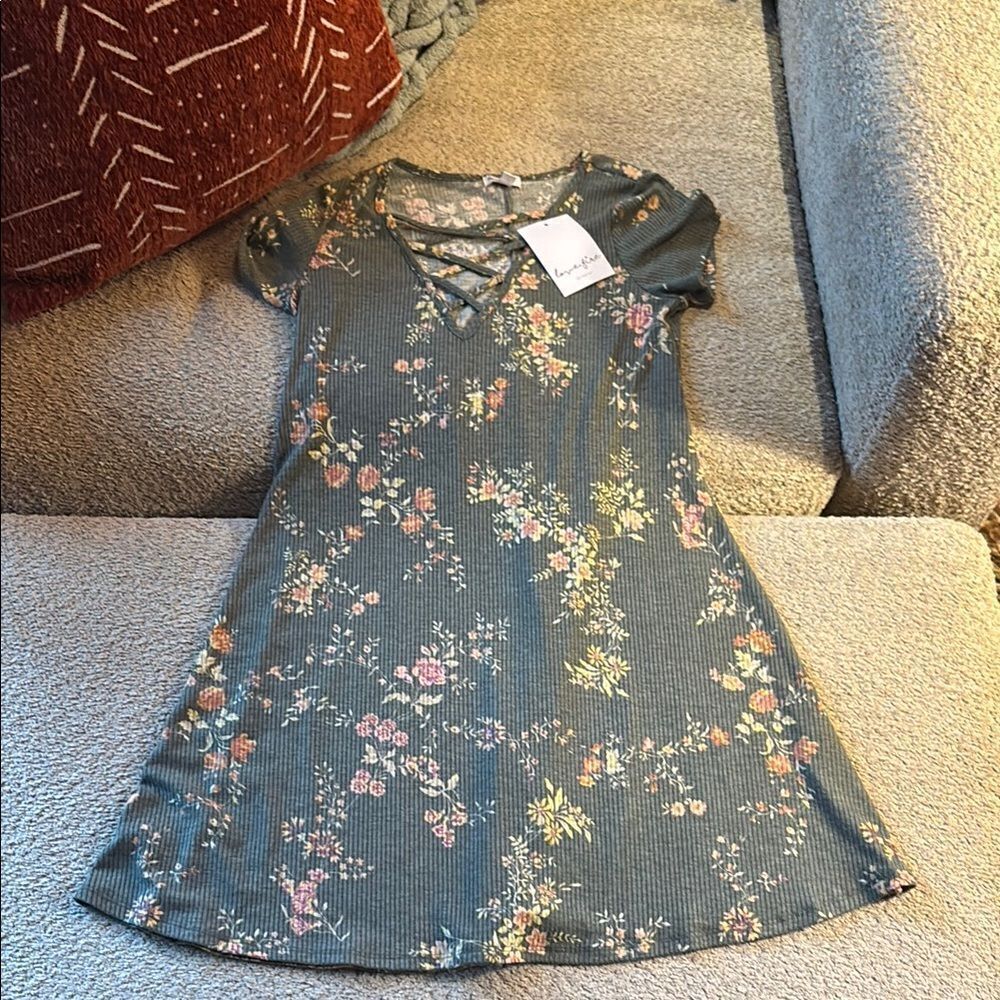 NWT Love Fire Floral Sun Dress